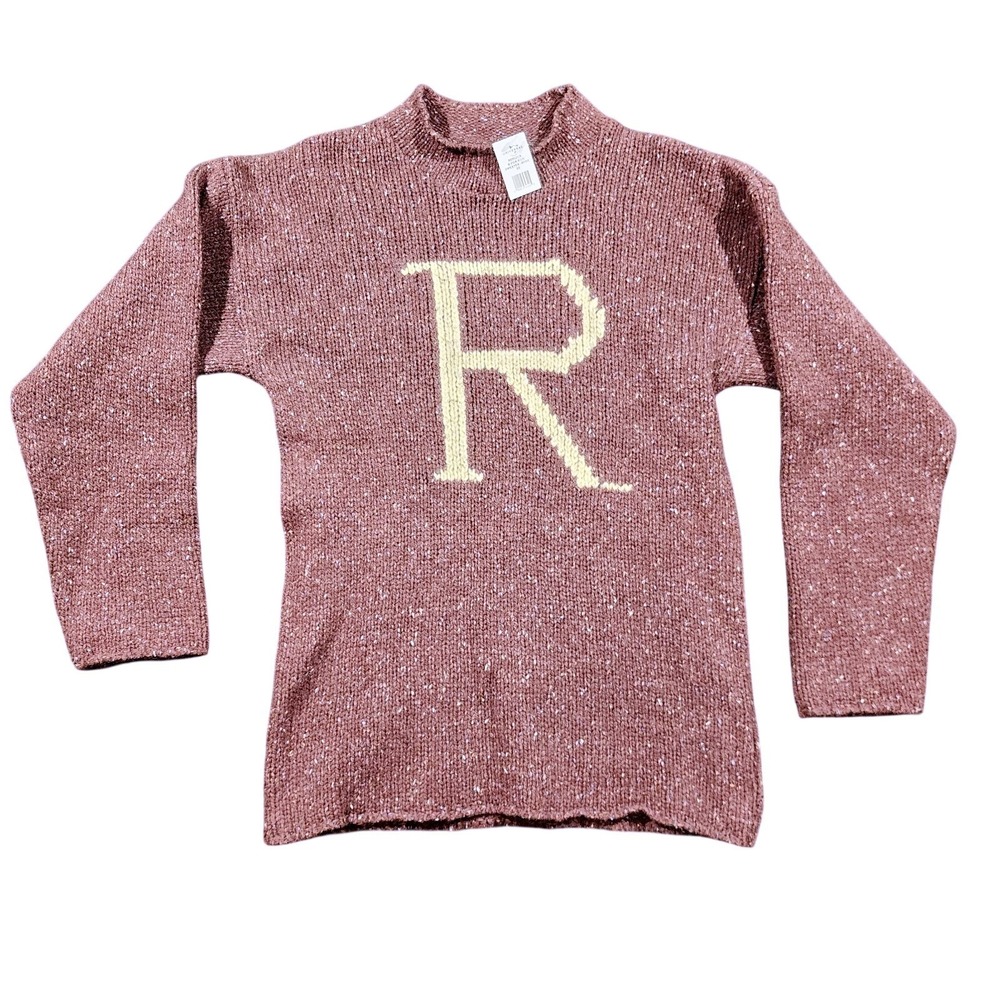 Universal Studios Harry Potter R For Ron Weasley Sweater Lambs Wool X-SMALL New